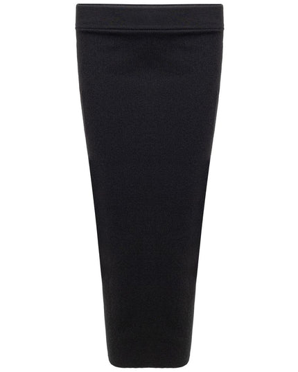 Tom Ford Black Cashmere Midi Skirt