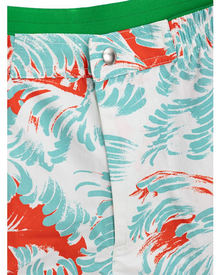 Bottega Veneta White Polyamide Swim Shorts