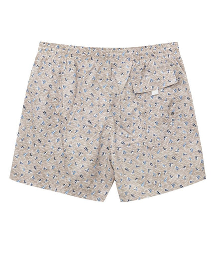 Canali Beige Polyester Swim Shorts