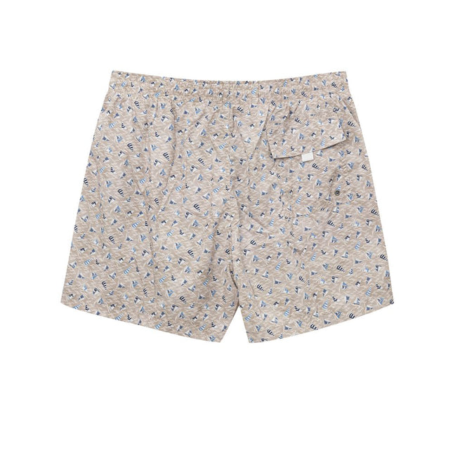 Canali Beige Polyester Swim Shorts