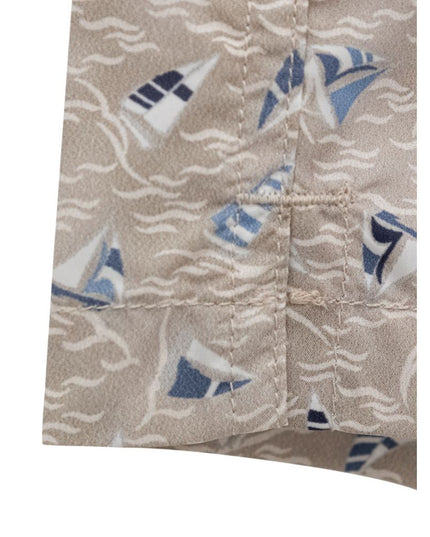 Canali Beige Polyester Swim Shorts