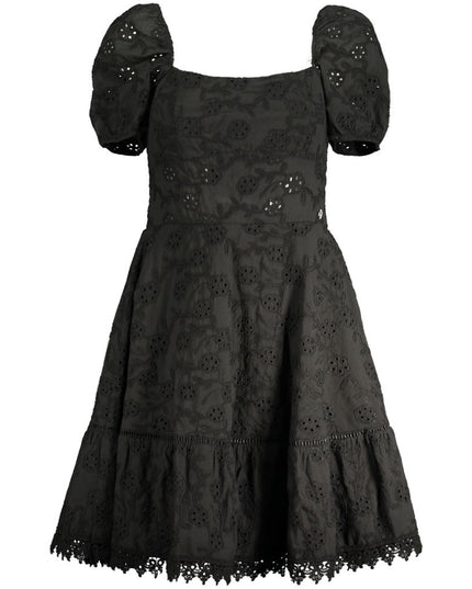 Guess Jeans Black Cotton Women Dress