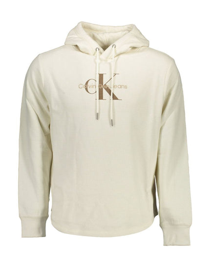 Calvin Klein White Cotton Men Sweater