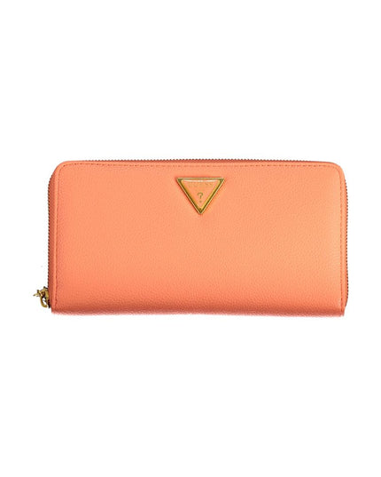 Guess Jeans Orange Polyethylene Wallet