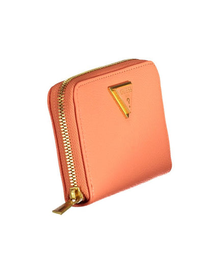 Guess Jeans Orange Polyethylene Wallet