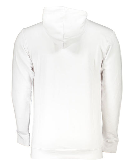 Cavalli Class White Cotton Men Sweater