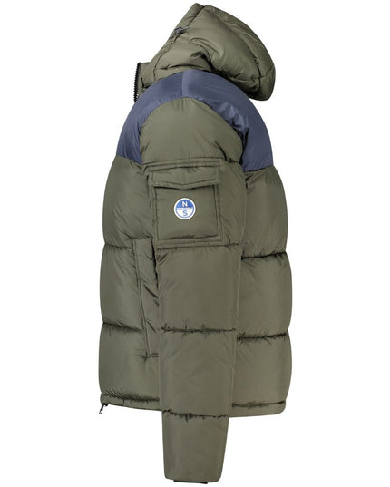 North Sails Green Polyester Men Jacket