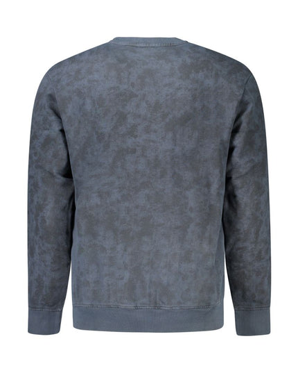 Hugo Boss Blue Cotton Men Sweater