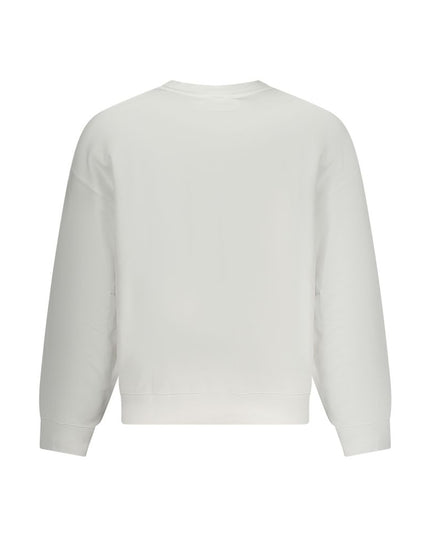 Guess Jeans White Cotton Men Sweater