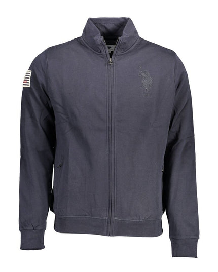 U.S. POLO ASSN. Blue Cotton Men Sweater