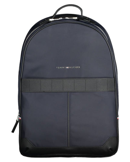 Tommy Hilfiger Blue Polyester Men Backpack