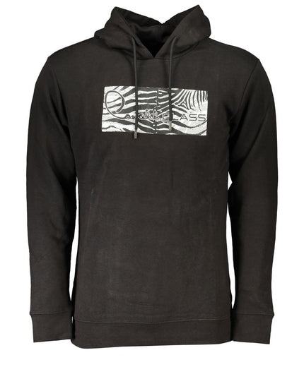 Cavalli Class Black Cotton Men Sweater