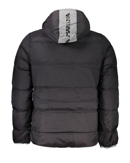 La Martina Black Polyamide Men Jacket
