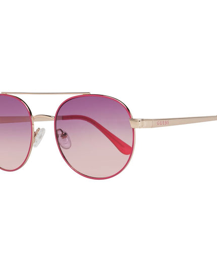 Guess Pink Metal Sunglasses