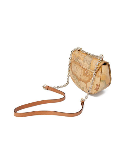 Alviero Martini Prima Classe Beige Leather Handbag