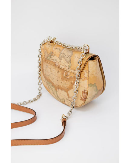 Alviero Martini Prima Classe Beige Leather Handbag