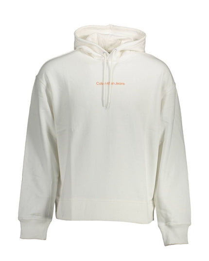 Calvin Klein White Cotton Men Sweater