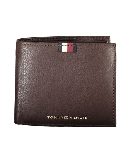 Tommy Hilfiger Brown Leather Men Wallet