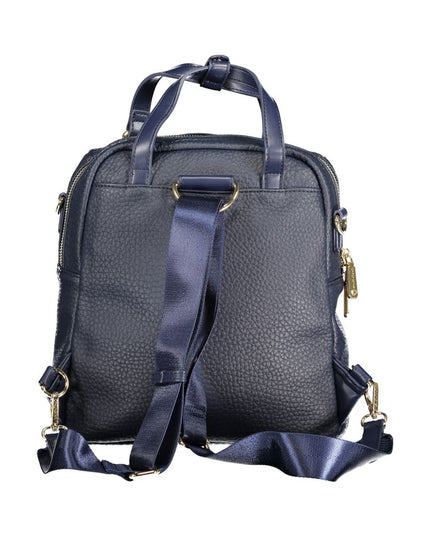 Mario Valentino Blue Polyethylene Women Backpack
