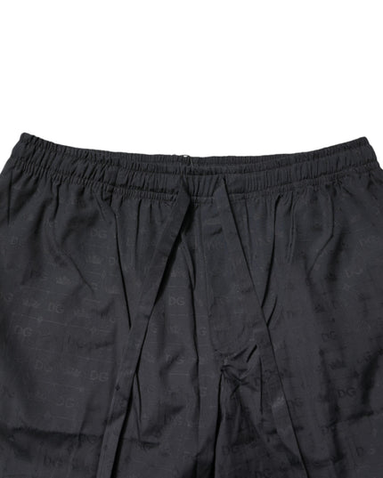 Dolce & Gabbana Black Cotton Men Pajama Set Sleepwear