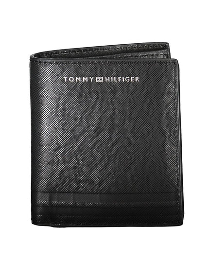 Tommy Hilfiger Black Leather Men Wallet