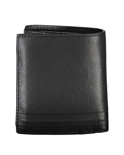 Tommy Hilfiger Black Leather Men Wallet