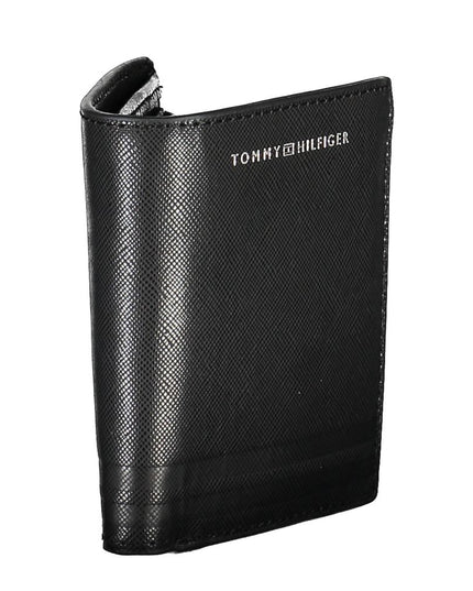 Tommy Hilfiger Black Leather Men Wallet