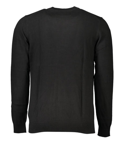 Calvin Klein Sleek Long Sleeve Crew Neck Sweater with Logo