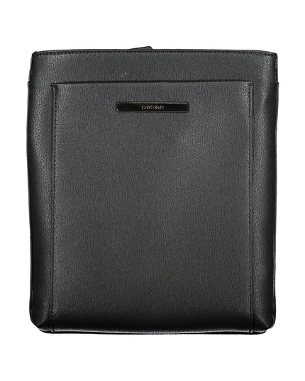 Calvin Klein Elegant Black Shoulder Bag with Contrasting Details