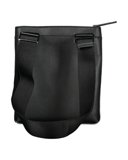 Calvin Klein Elegant Black Shoulder Bag with Contrasting Details