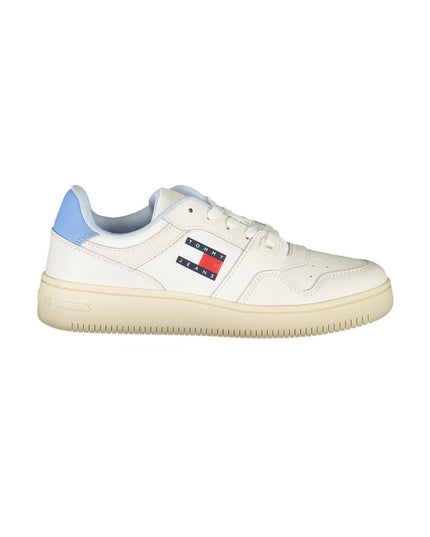 Tommy Hilfiger White Leather Women Sneaker