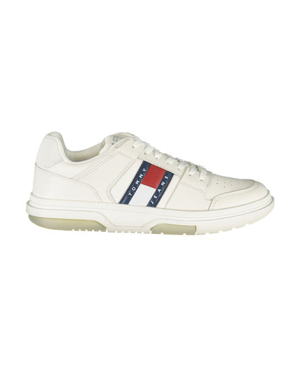 Tommy Hilfiger White Leather Men Sneaker