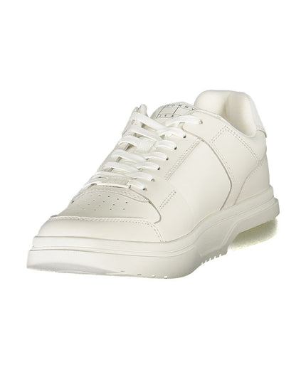 Tommy Hilfiger White Leather Men Sneaker