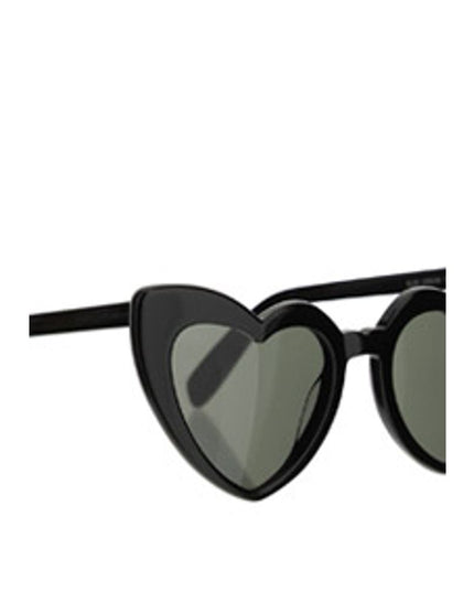 Saint Laurent Black Acetate Sunglasses