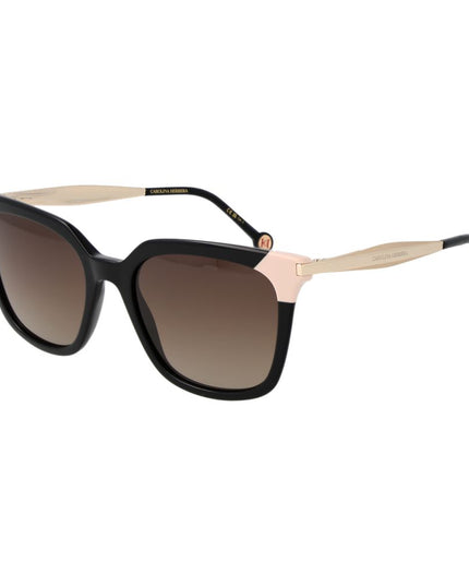 Carolina Herrera Black Acetate Sunglasses