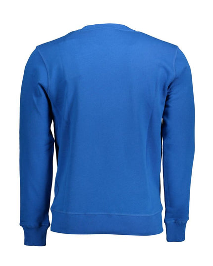 North Sails Blue Cotton Men Sweater