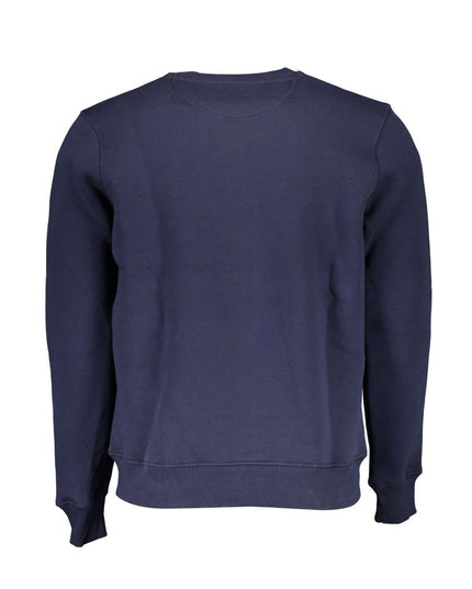 North Sails Blue Cotton Men Sweater