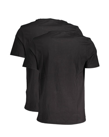 Fila Black Cotton Men TShirt