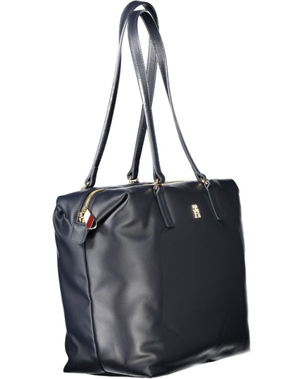 Tommy Hilfiger Blue Polyester Women Handbag