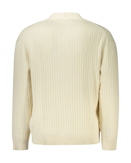 Calvin Klein White Cotton Men Sweater