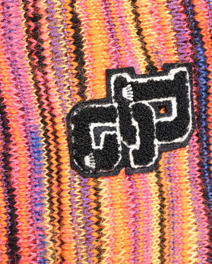 Dolce & Gabbana Multicolor Wool DGLogo Knit Pullover Sweater