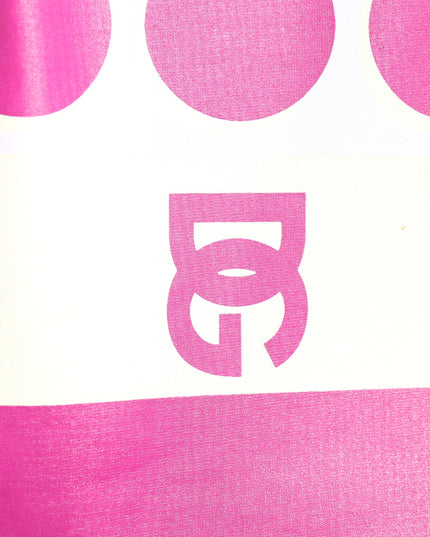 Dolce & Gabbana Multicolor Printed Logo Short Sleeve T-shirt