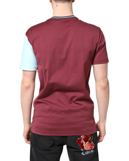 Dolce & Gabbana Multicolor Printed Logo Short Sleeve T-shirt