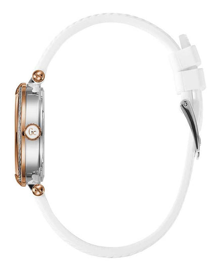 GC White Synthetic Dress Watch