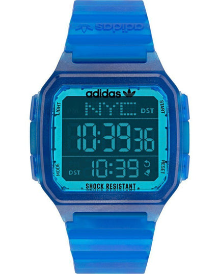 Adidas Blue Synthetic Sport Watch