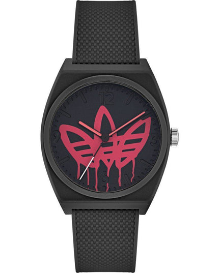 Adidas Black Synthetic Sport Watch
