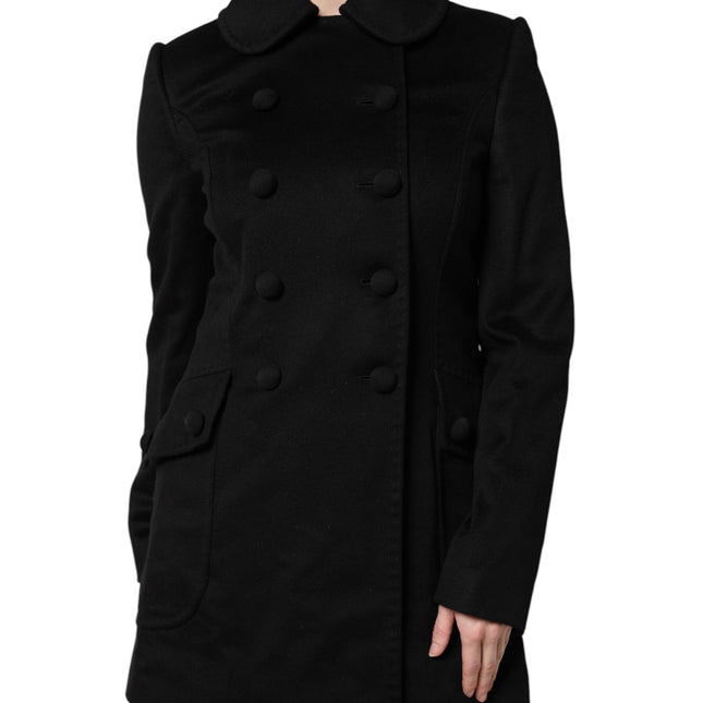 Dolce & Gabbana Black Wool Sartoria Italiano Blazer Jacket