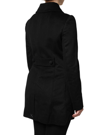 Dolce & Gabbana Black Wool Sartoria Italiano Blazer Jacket
