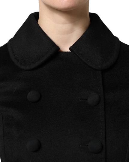 Dolce & Gabbana Black Wool Sartoria Italiano Blazer Jacket
