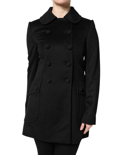 Dolce & Gabbana Black Wool Sartoria Italiano Blazer Jacket